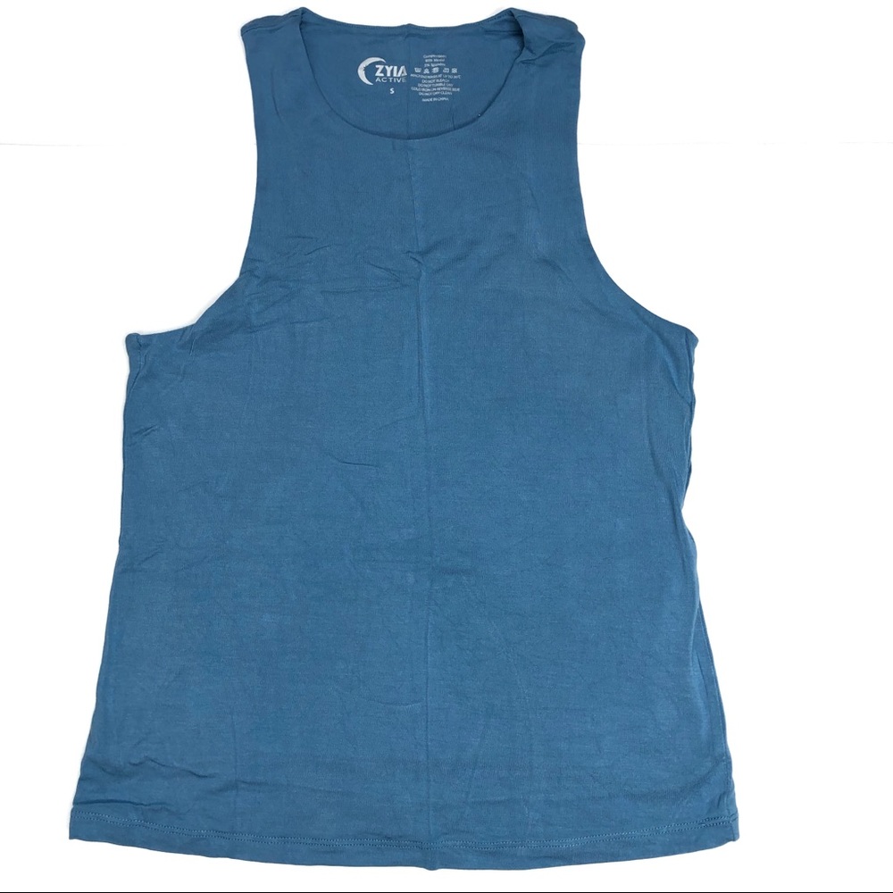 Zyia Feelin It Tank Racerback Niagara - Picture 1 of 6